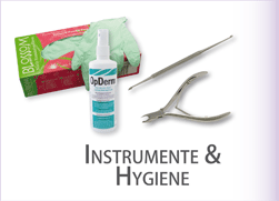 Instrumente und Hygiene