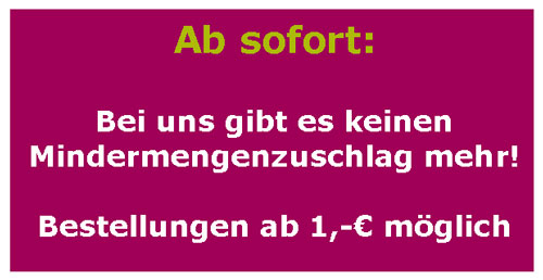 Mindermenge abgeschafft!